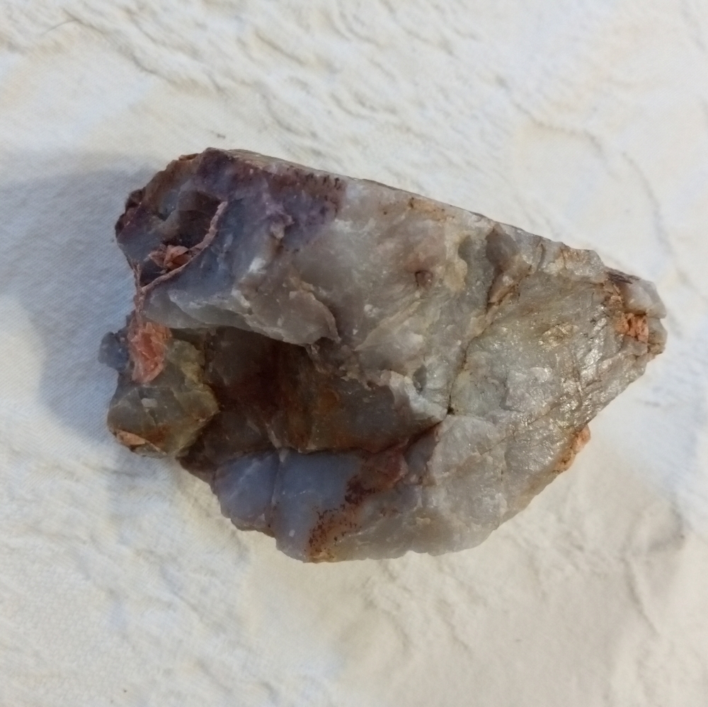 Raw Colorado smoke milk agate